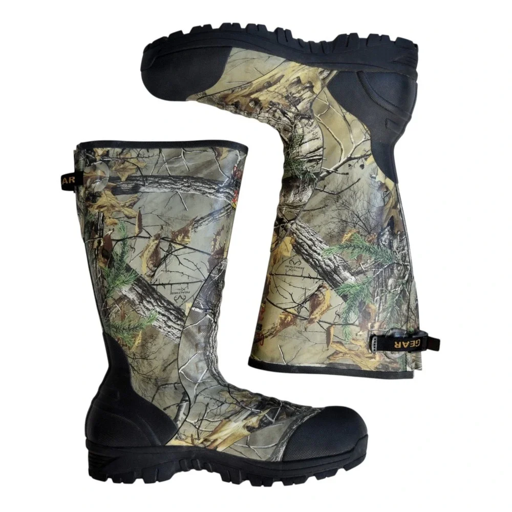 Guide Gear Men's Size 13 Rubber Hunting Boots 2400G Thinsulate Realtree Xtra
